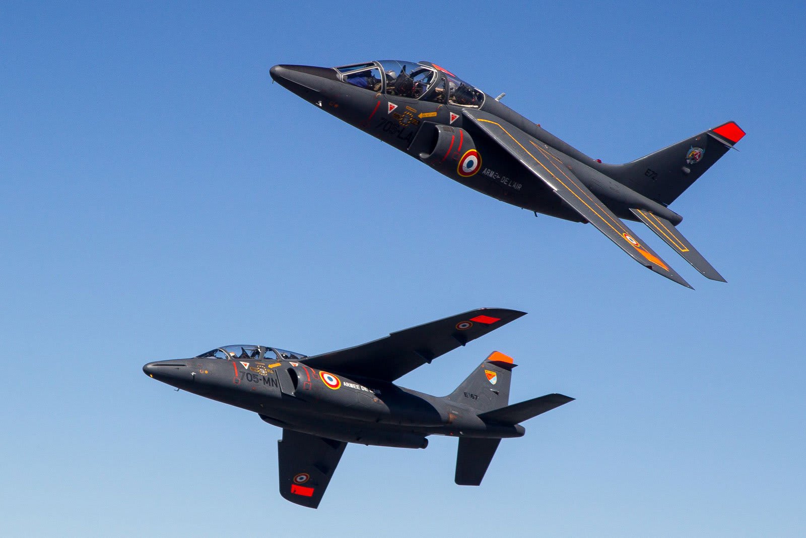 Alpha Jet E in flight