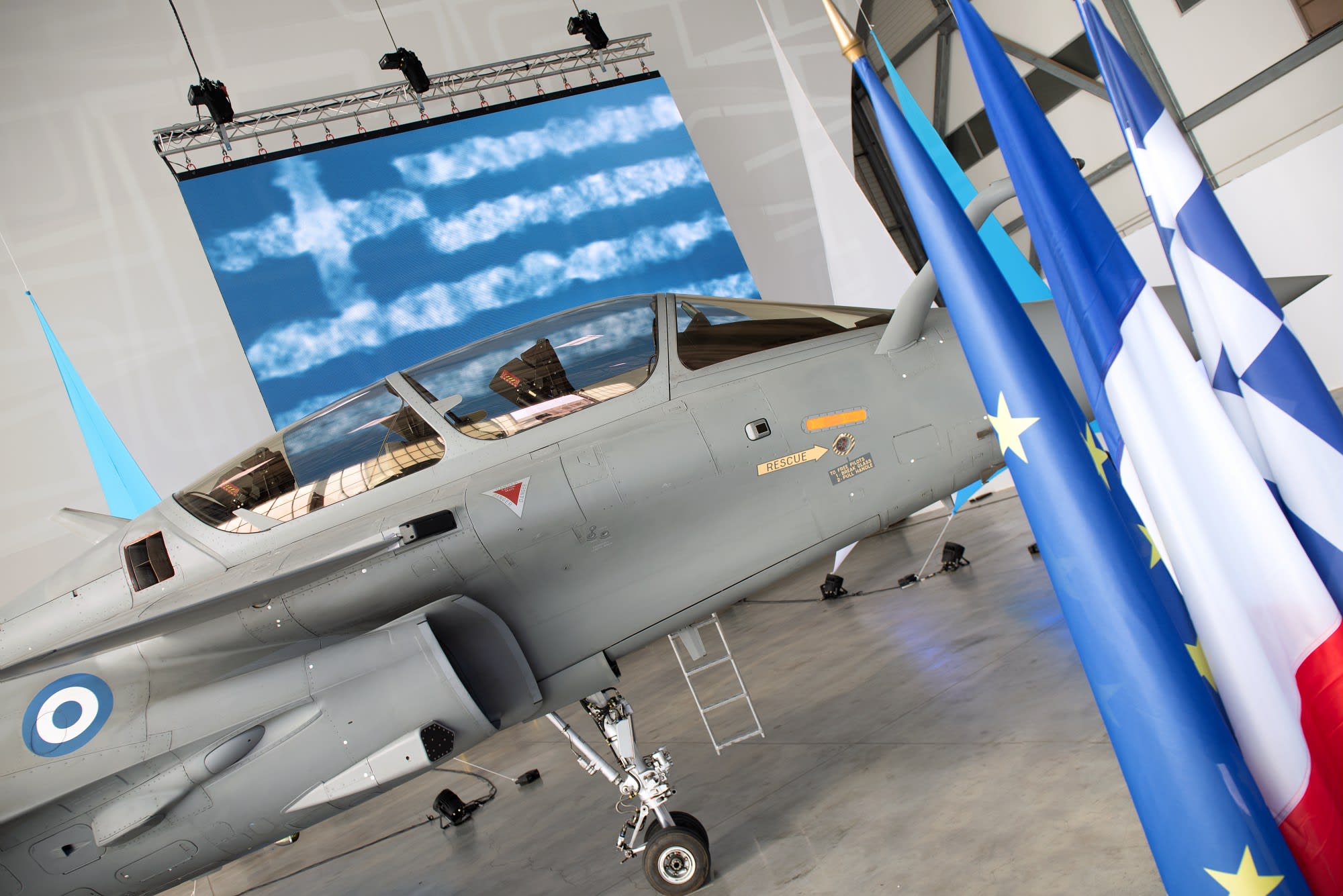 DASSAULT AVIATION delivers its first Rafale to Greece - Press kits