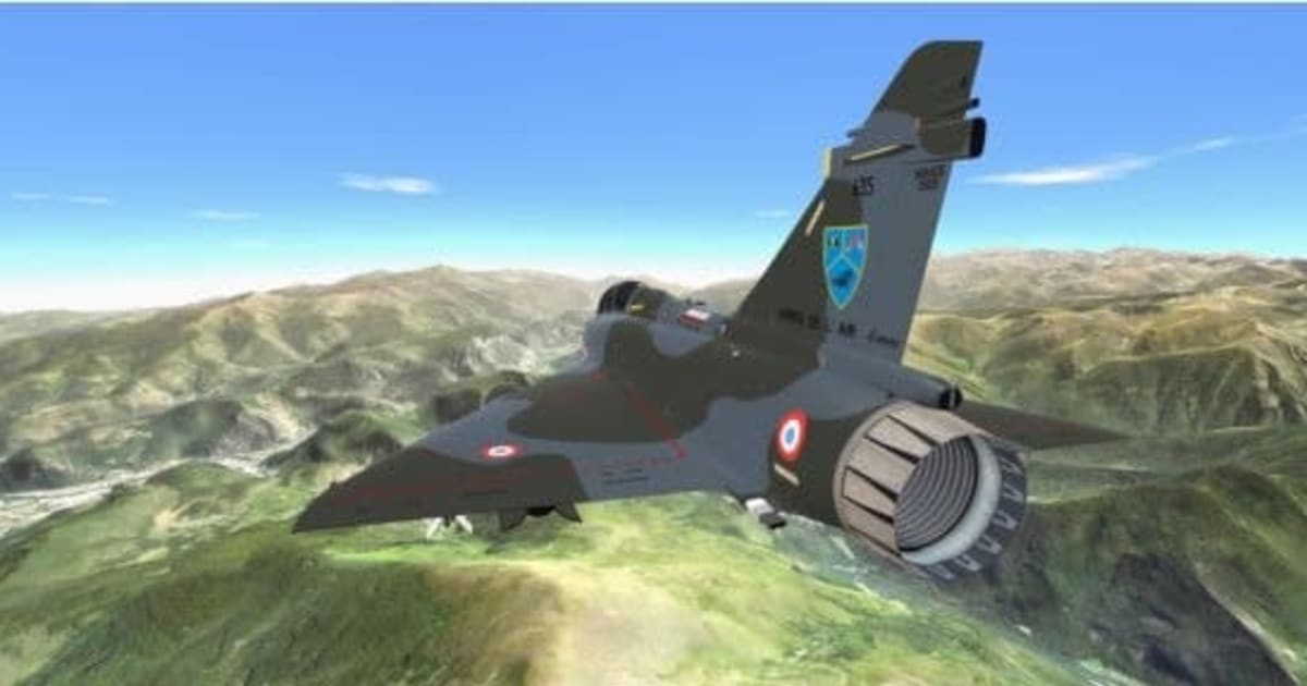 Économiseur d'écran 3D Mirage 2000 D