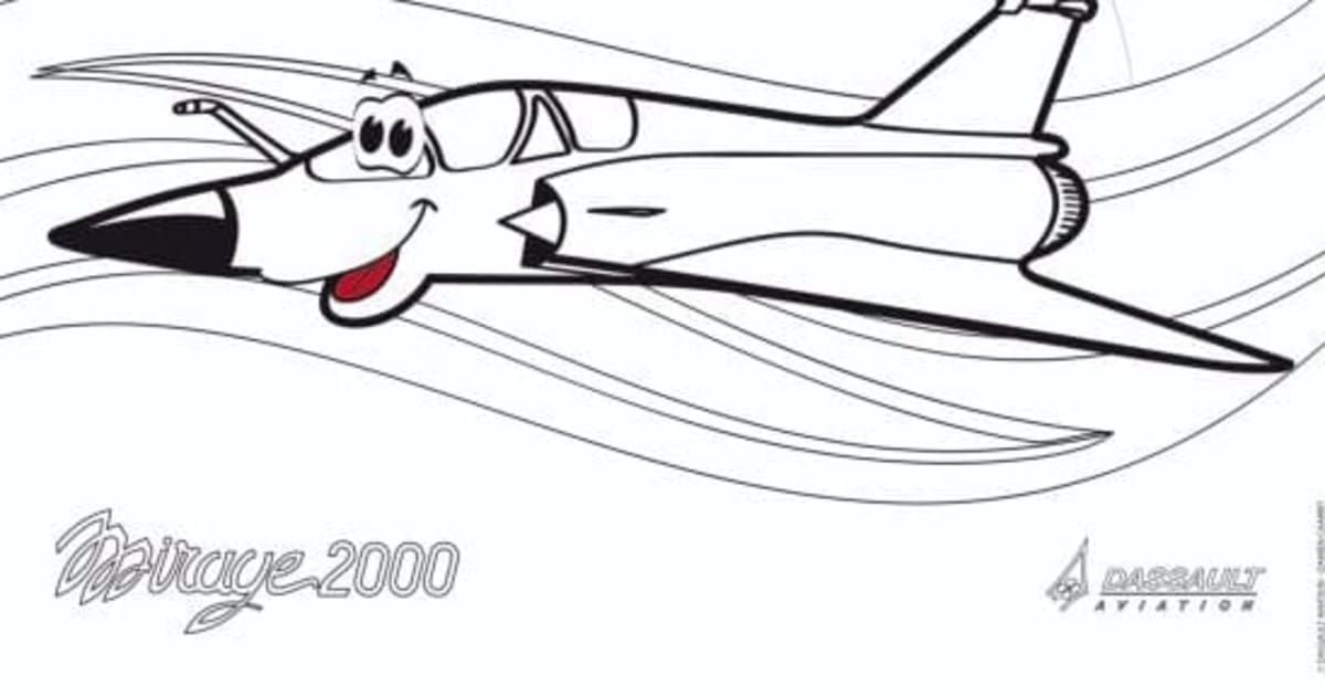 Coloriage Mirage 2000
