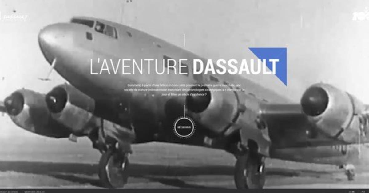 Frise Historique L'Aventure Dassault