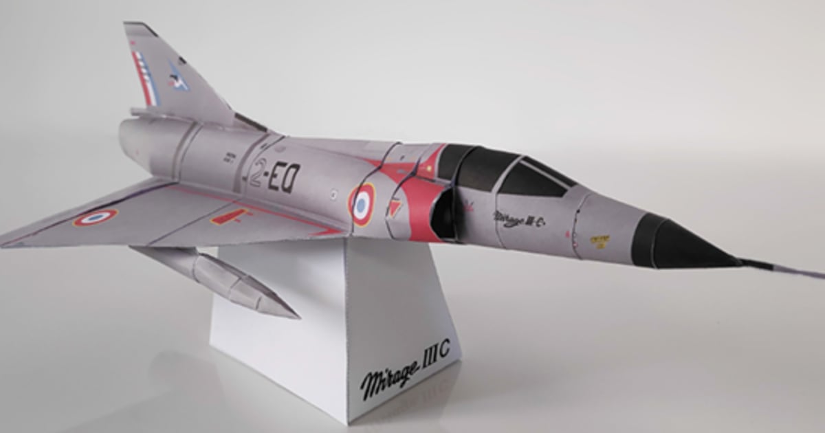 Papercraft du Mirage III C