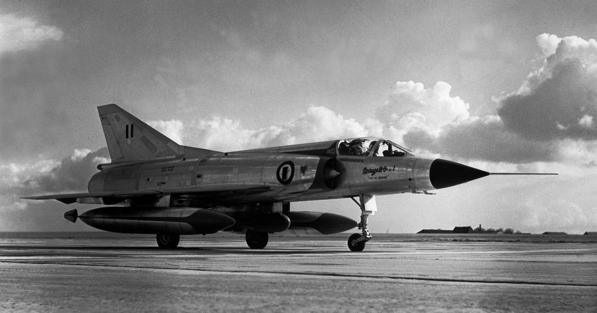 Mirage III on the ground