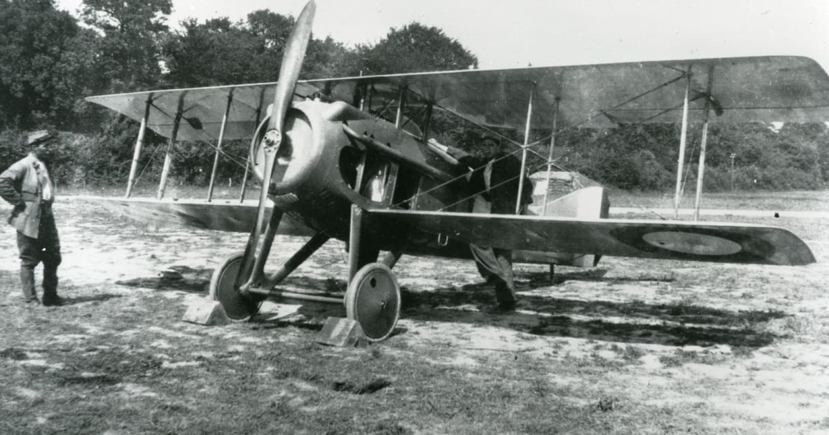Spad VII with Éclair propeller