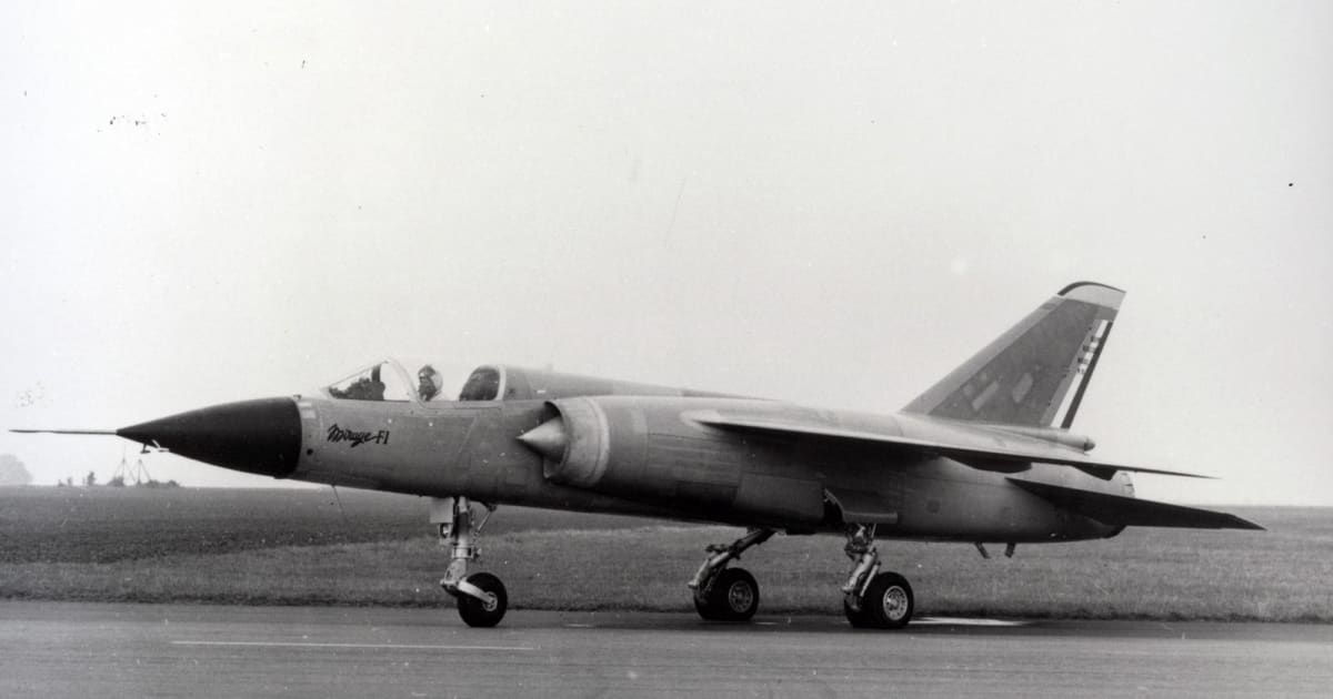 Mirage F1 01 on the ground