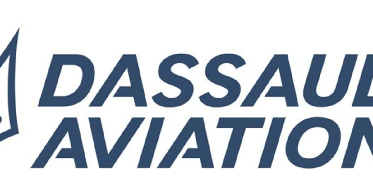 Dassault Aviation blue Logo