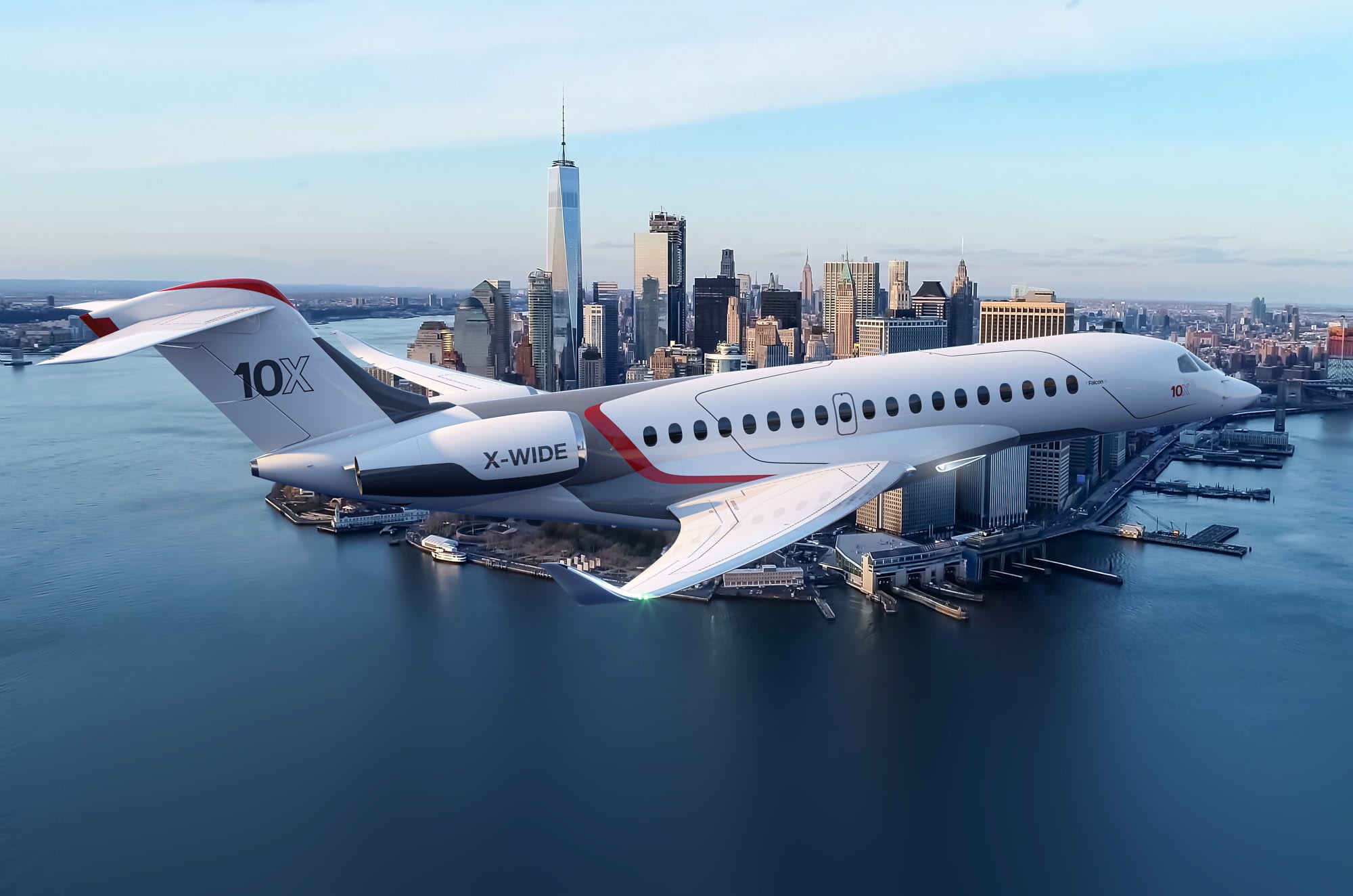 Dassault Falcon 10X render