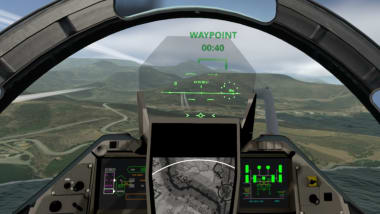 Rafale Experience - vue cockpit