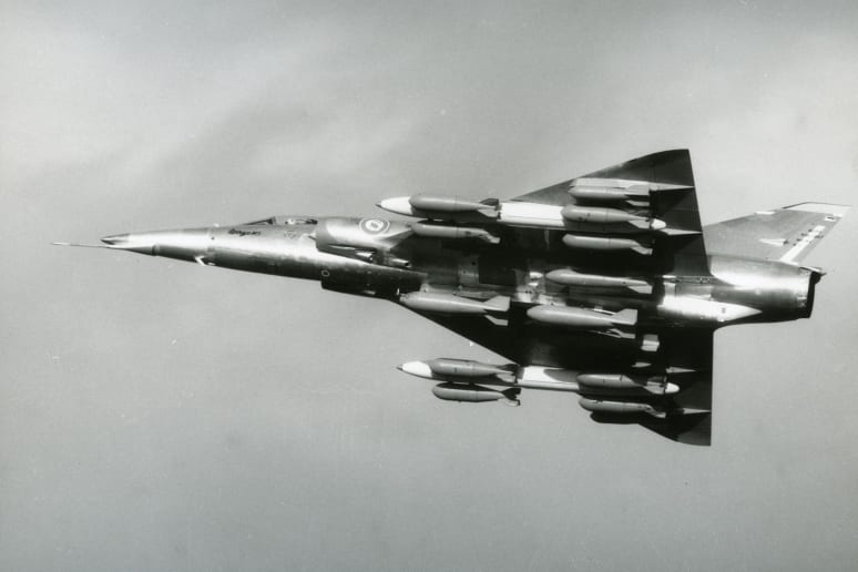 Mirage 5 n°1 en vol