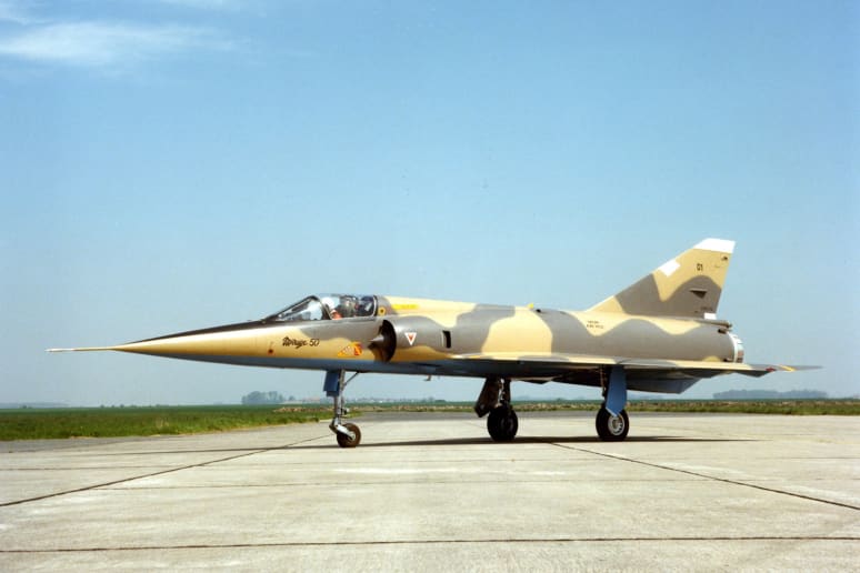 Mirage 50 01 on the ground