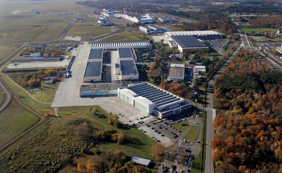 Établissement Dassault Aviation : Bordeaux-Mérignac.