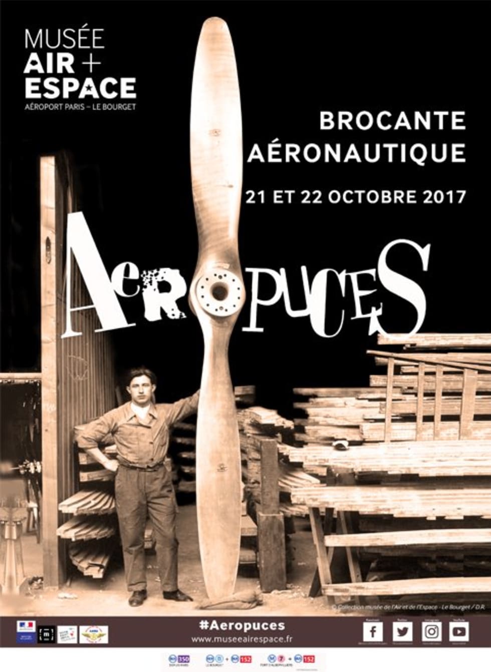 Affiche de Aeropuces 2017