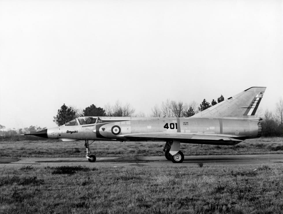 Mirage III E 401, au sol