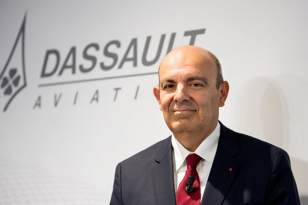 Éric Trappier, Président-directeur général de Dassault Aviation, présente les résultats semestriels 2018
