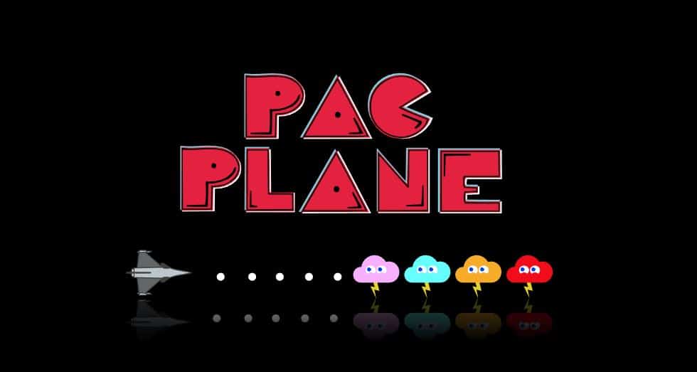 Jeu Pac Plane 2018 - Menu principal