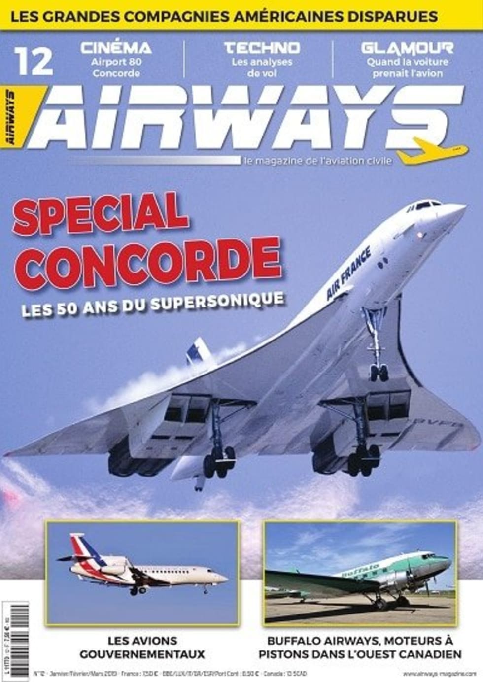 magazine Airways spécial concorde