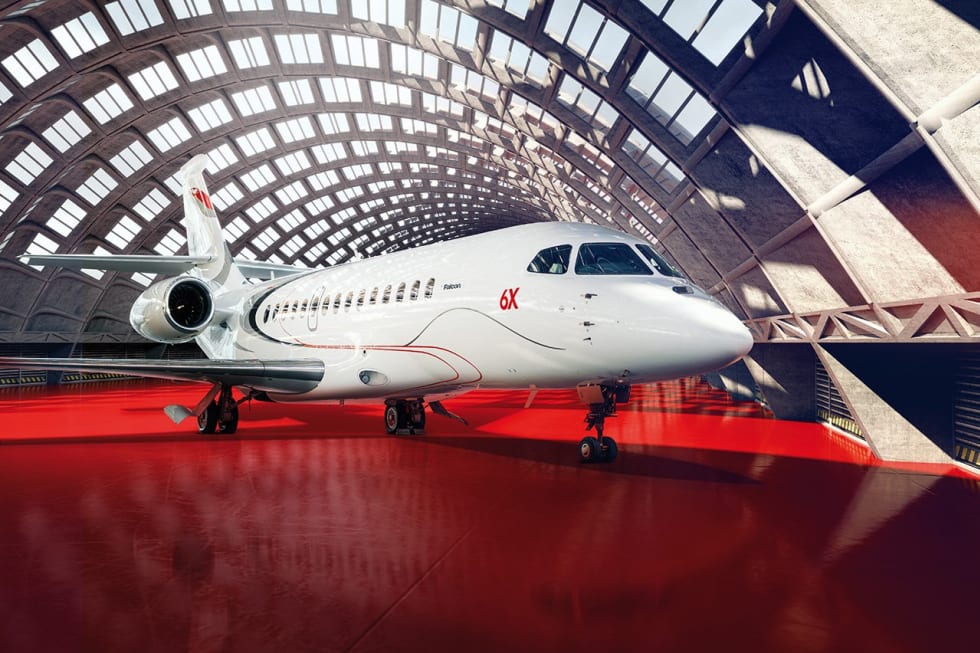 Falcon 6X at ABACE 2019