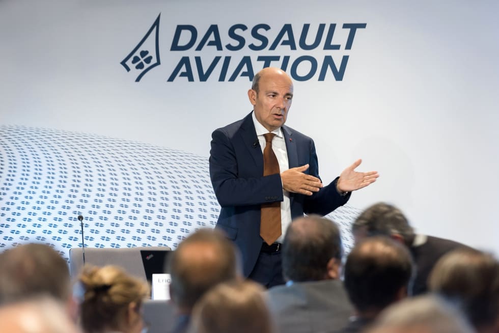 Éric Trappier, Président-directeur général de Dassault Aviation, aésultats semestriels 2019