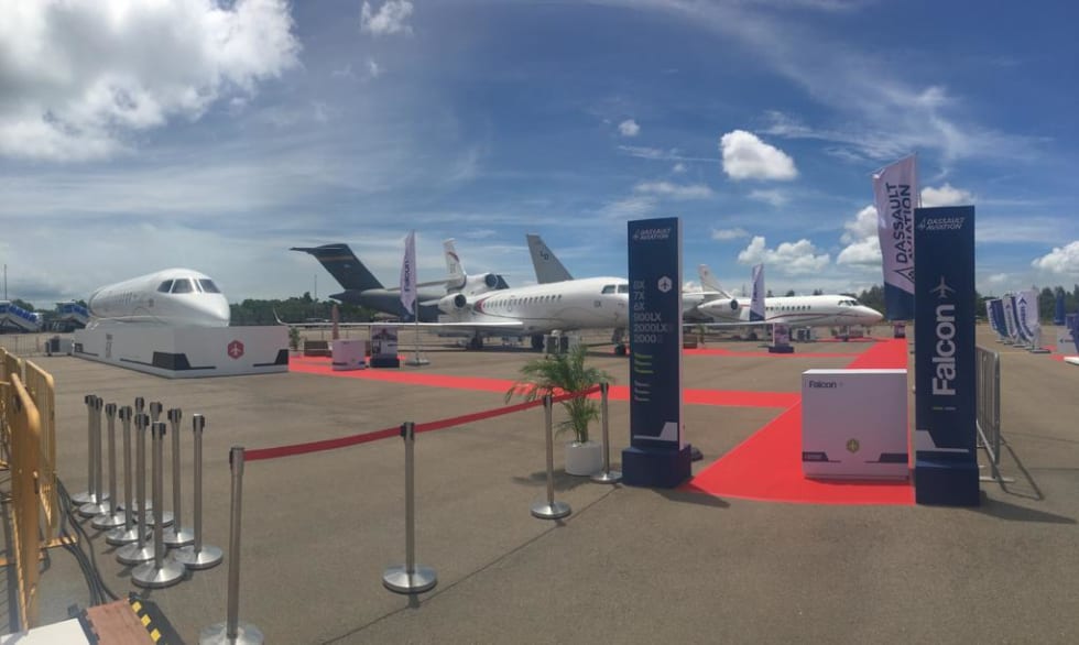 Singapore Air Show 2020 - Statique Dassault Aviation