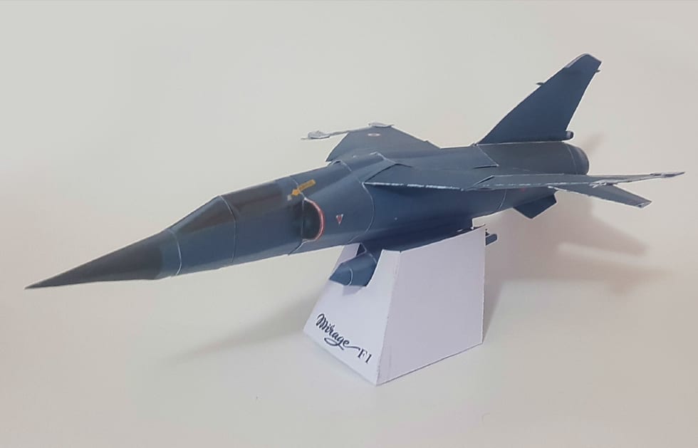 Papercraft Mirage F1