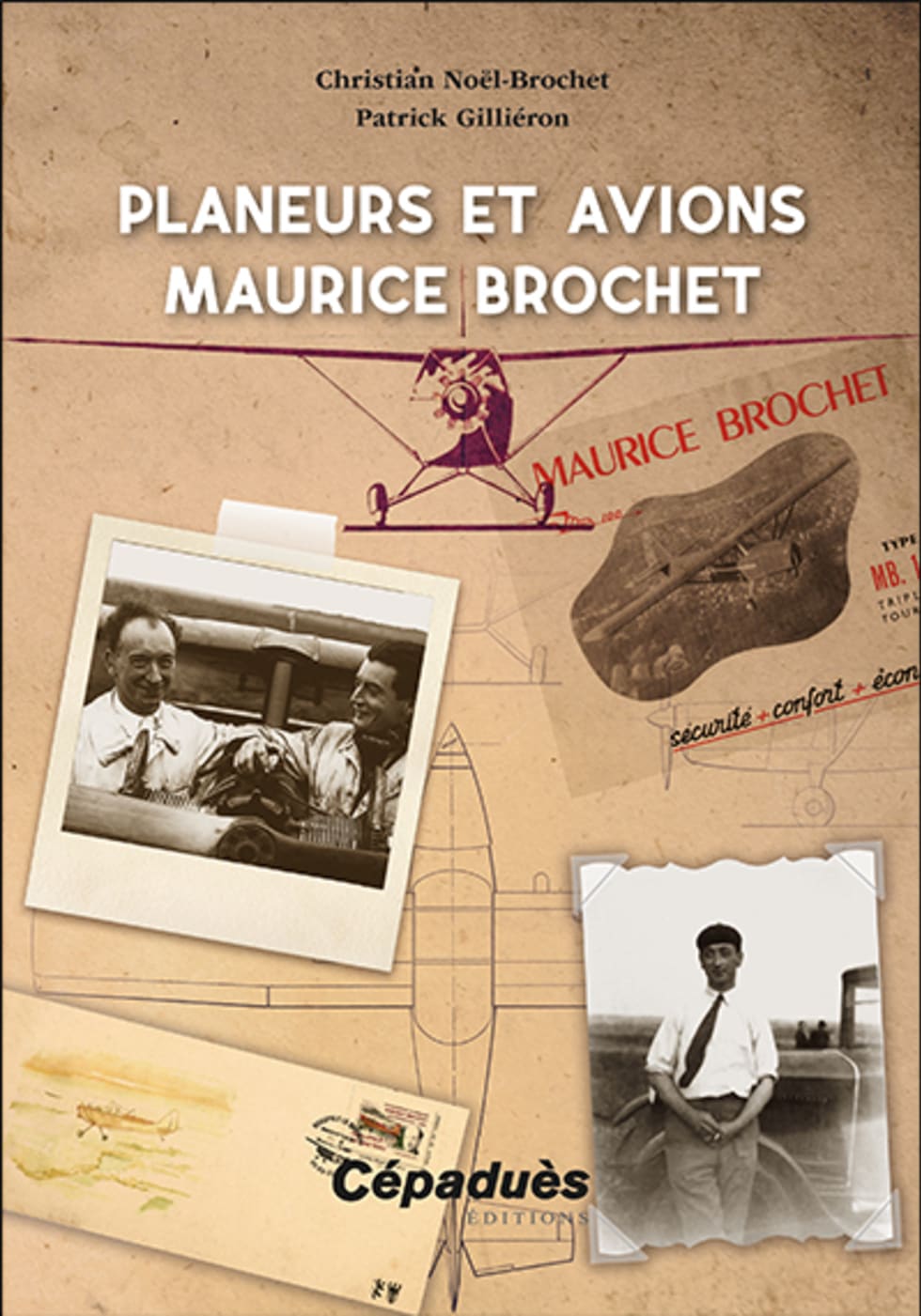 Couverture livre Planeurs et avions Maurice Brochet
