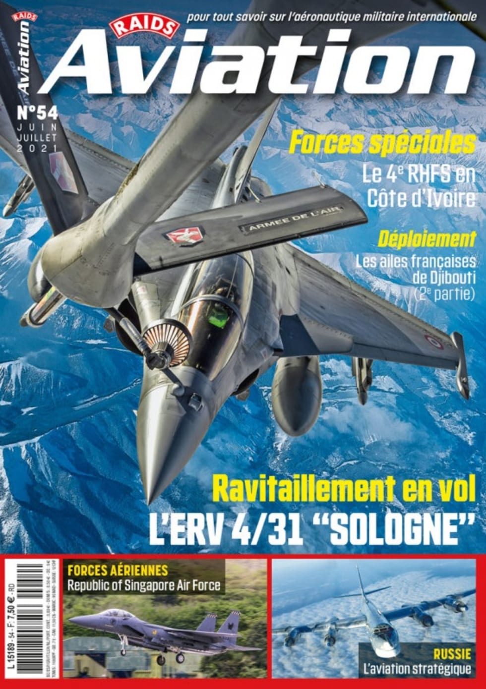 couverture Magazine – RAIDS Aviation N°54