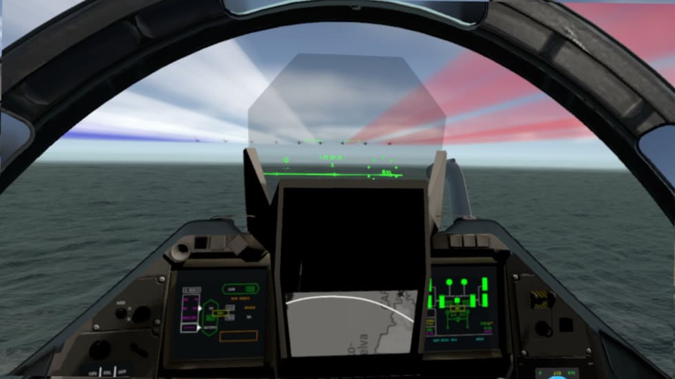 Rafale Experience - vue cockpit PAF