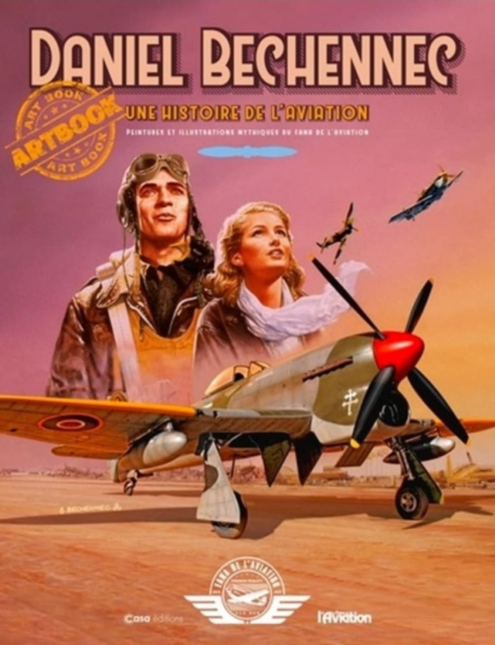 Couverture du livre "une histoire de l'aviation"