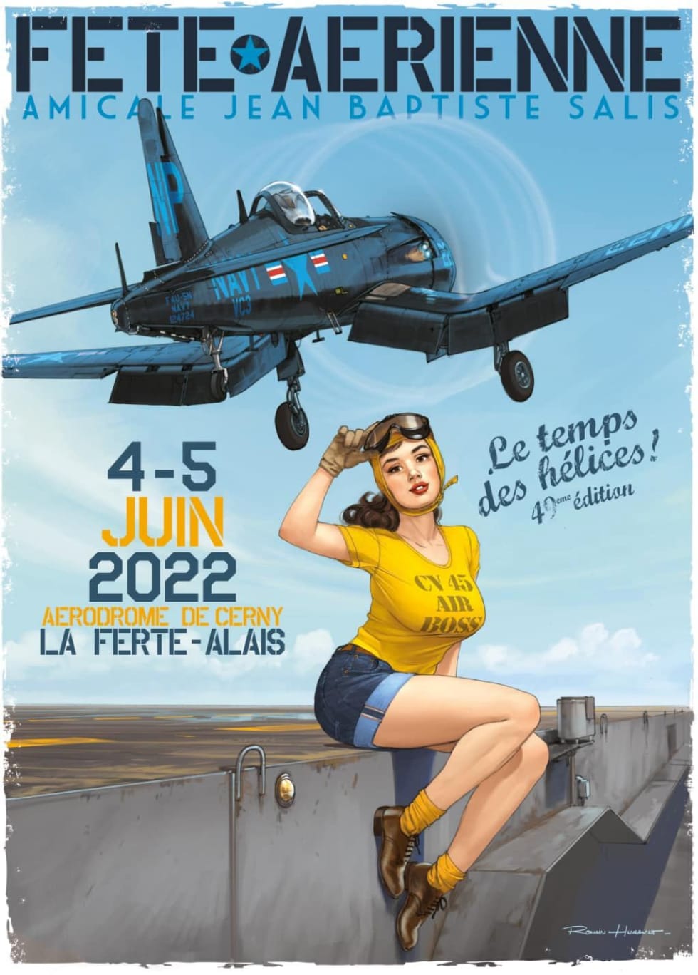 Affiche du meeting "Le Temps des hélices"