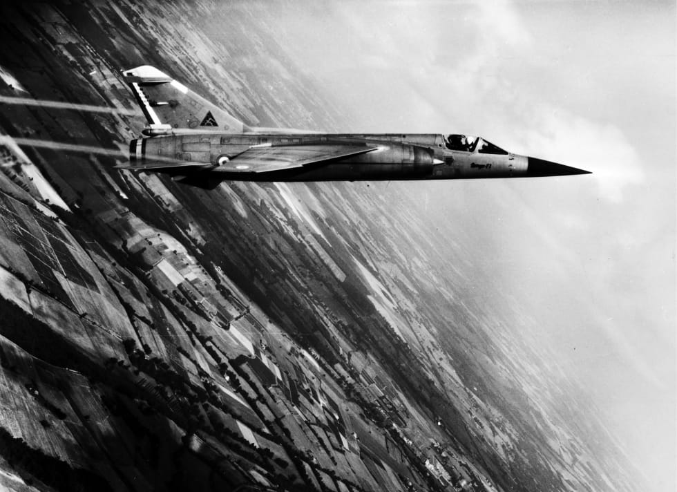 Mirage F1 en vol