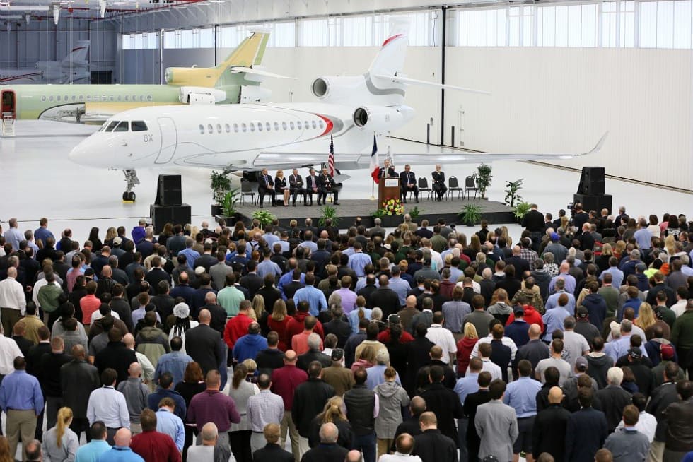 Dassault Falcon Jet has completed another major expansion of its Little Rock Completion Center