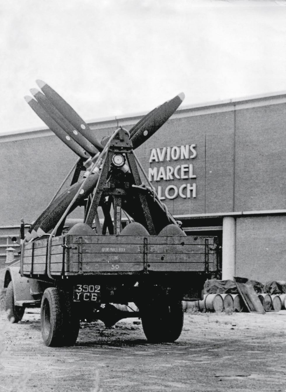The Bloch plant in Saint-Cloud, built in 1938, made engines and propellers