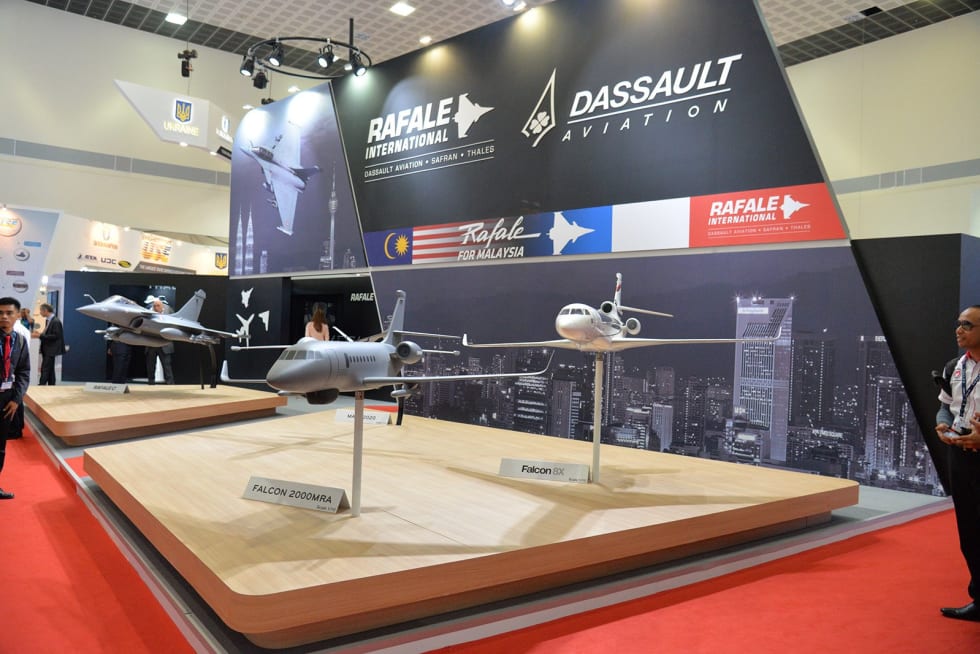 LIMA 2017 - Dassault Aviation Booth