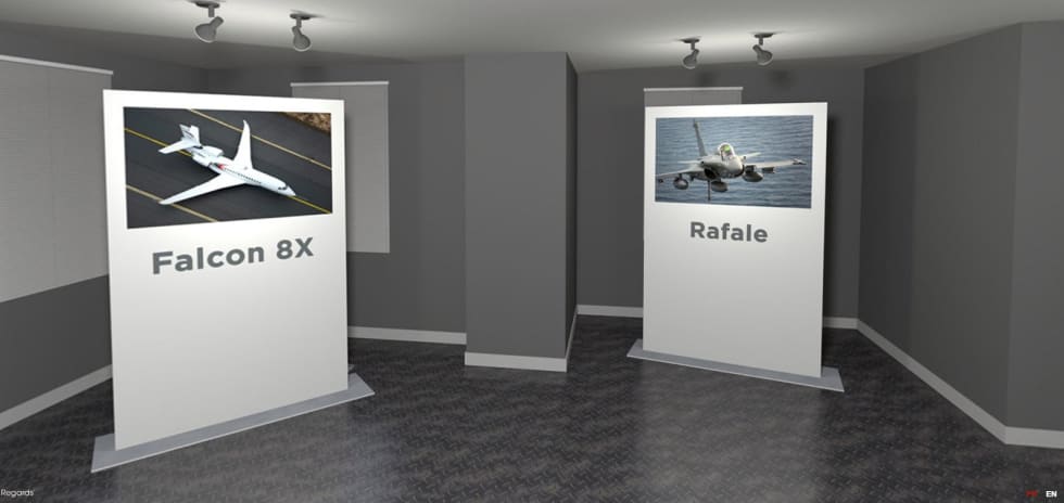 Virtual Showroom - Falcon and Rafale