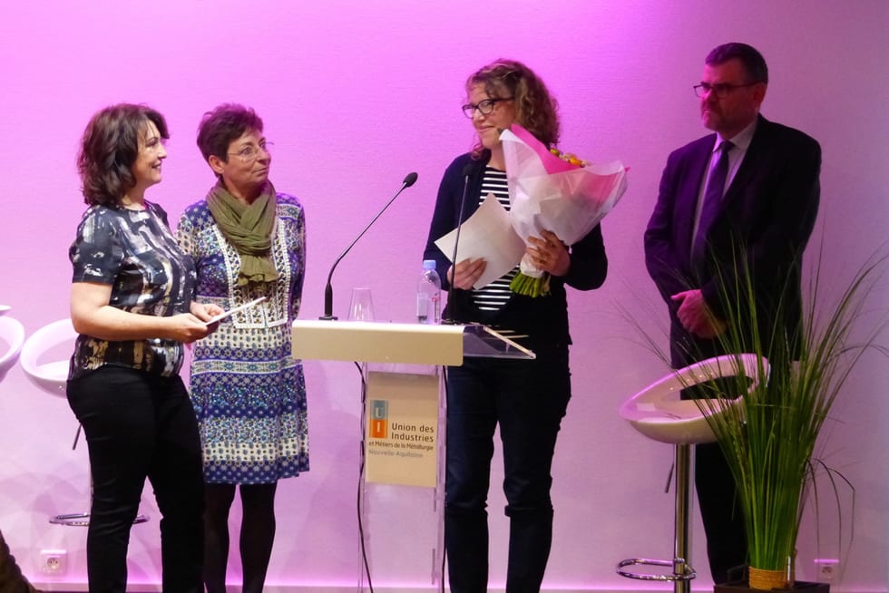 The recipients of the Prix de la Vocation Féminine Award