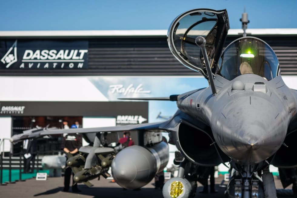 Dassault Aviation's military static display area 3
