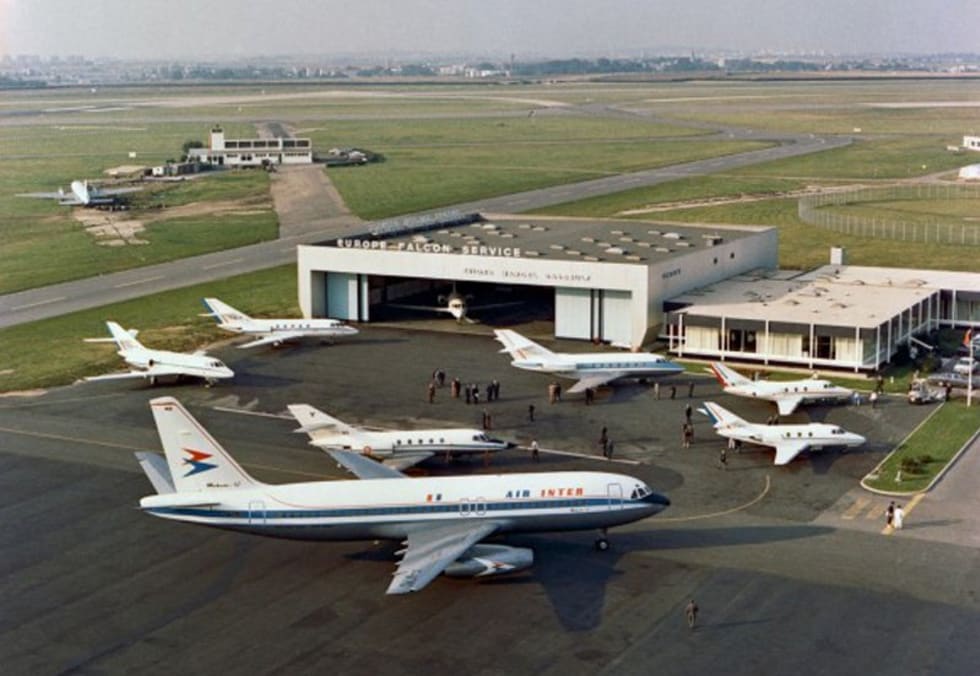 Europe Falcon Service, EFS, between 1973 and 1975.