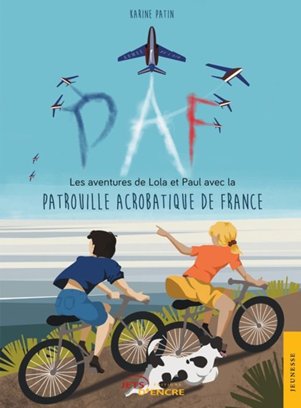 Cover of the Book “The Adventures of Lola and Paul with the Patrouille Acrobatique de France”
