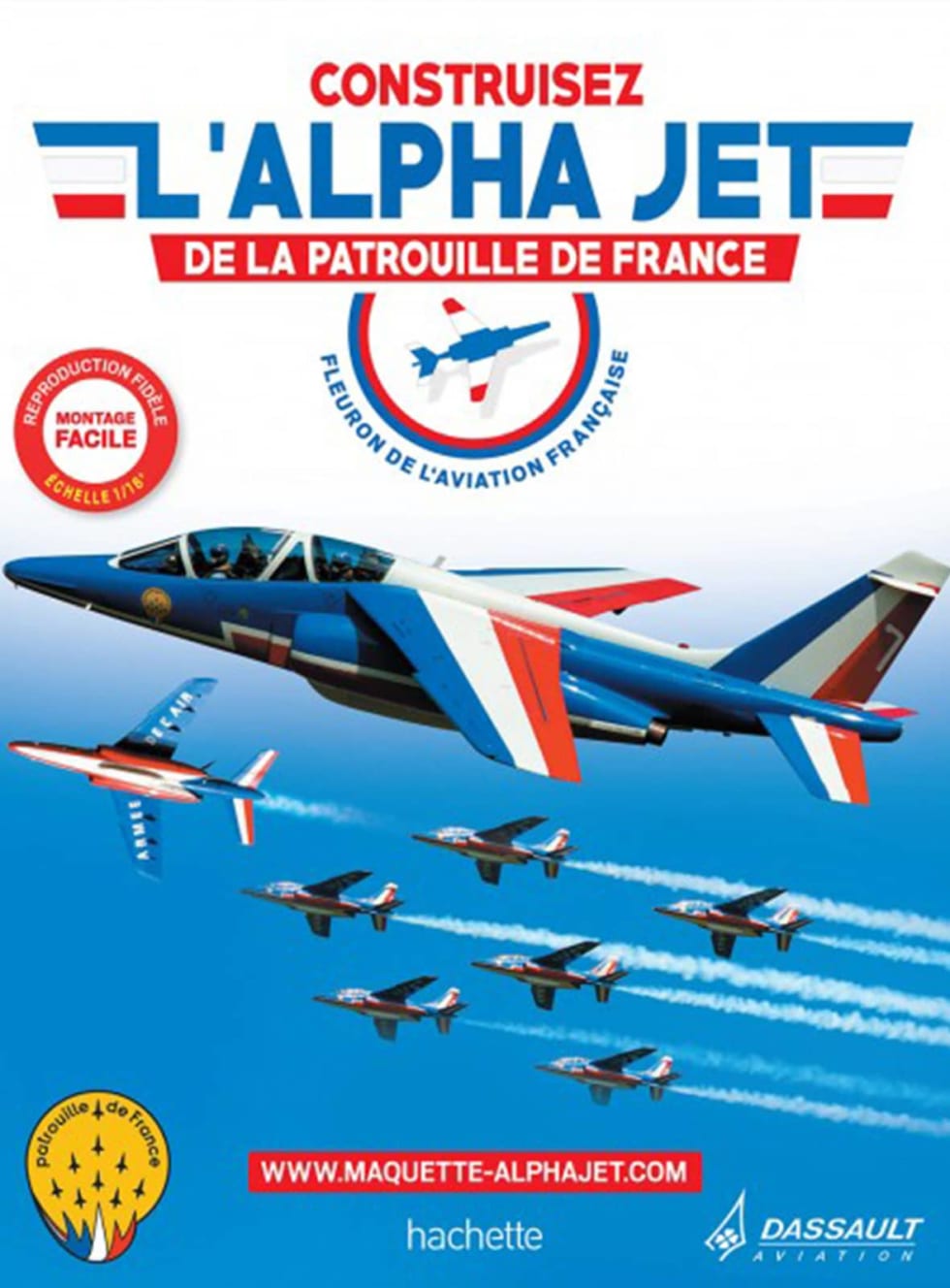 Build the French Aerobatic team’s Alpha Jet, by Hachette