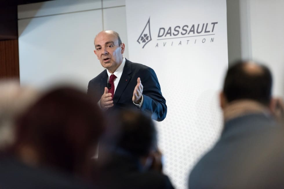 Eric Trappier, Chairman and CEO of Dassault Aviation