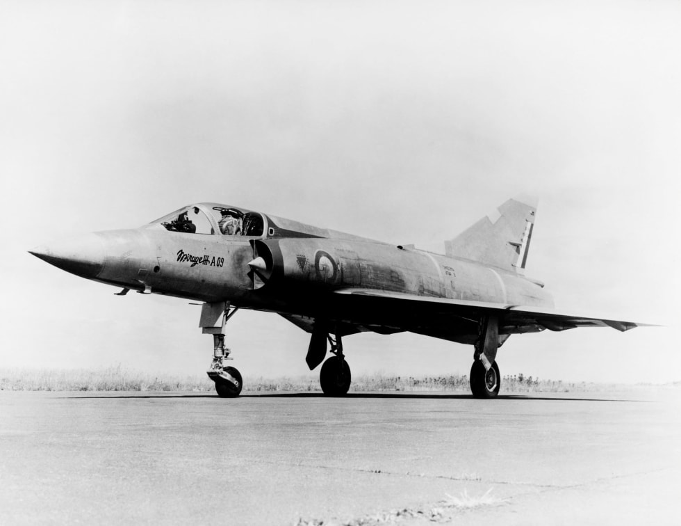 Mirage III A 09, on the ground