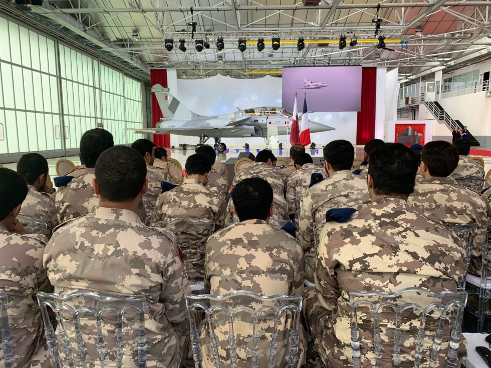 delivery of the first Rafale to the Qatari Emiri Air Force