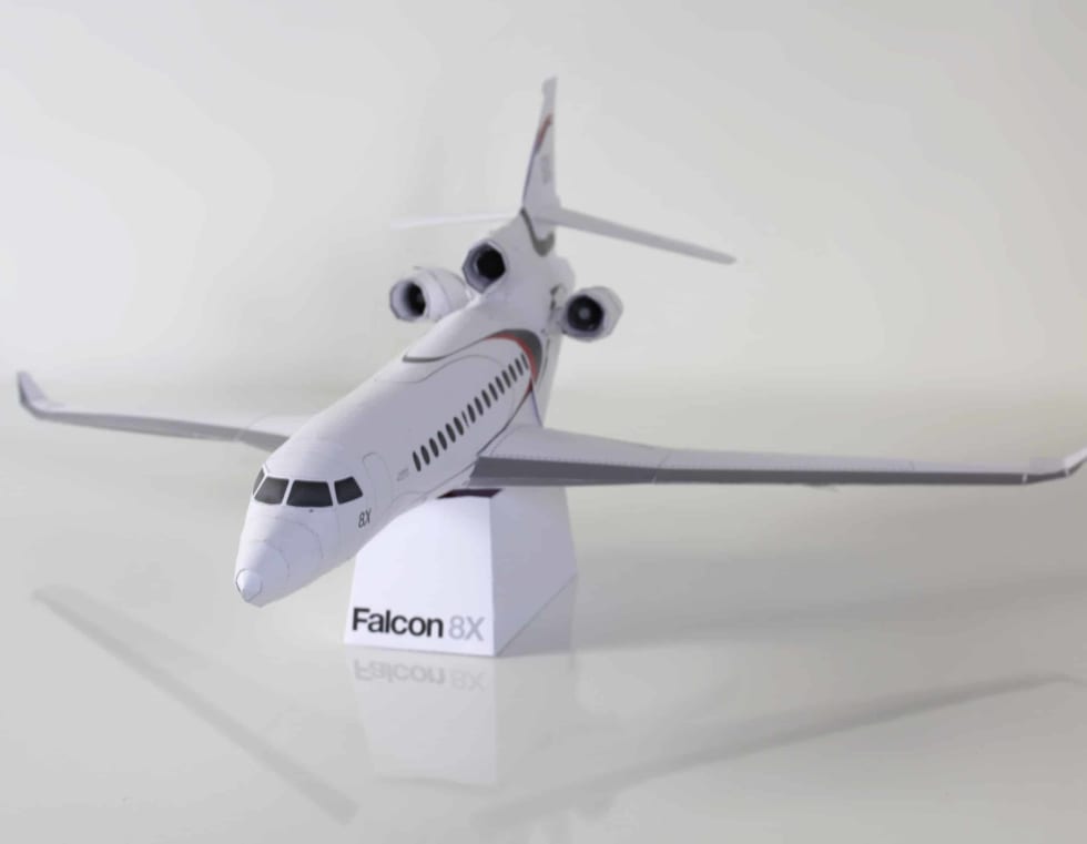 Falcon 8X Papercraft