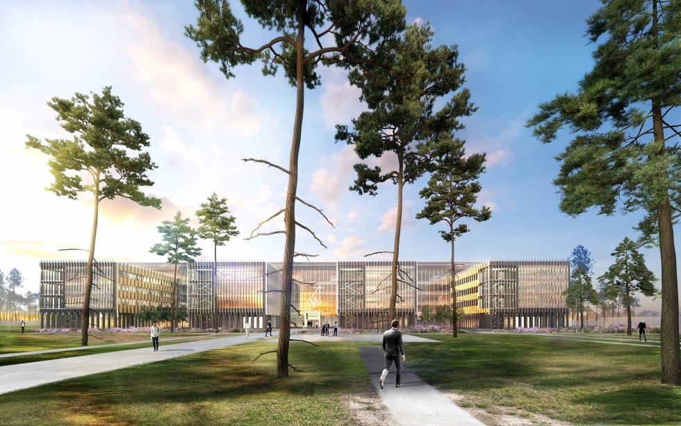 Architect's impression of the new Mérignac 2020 facility 2