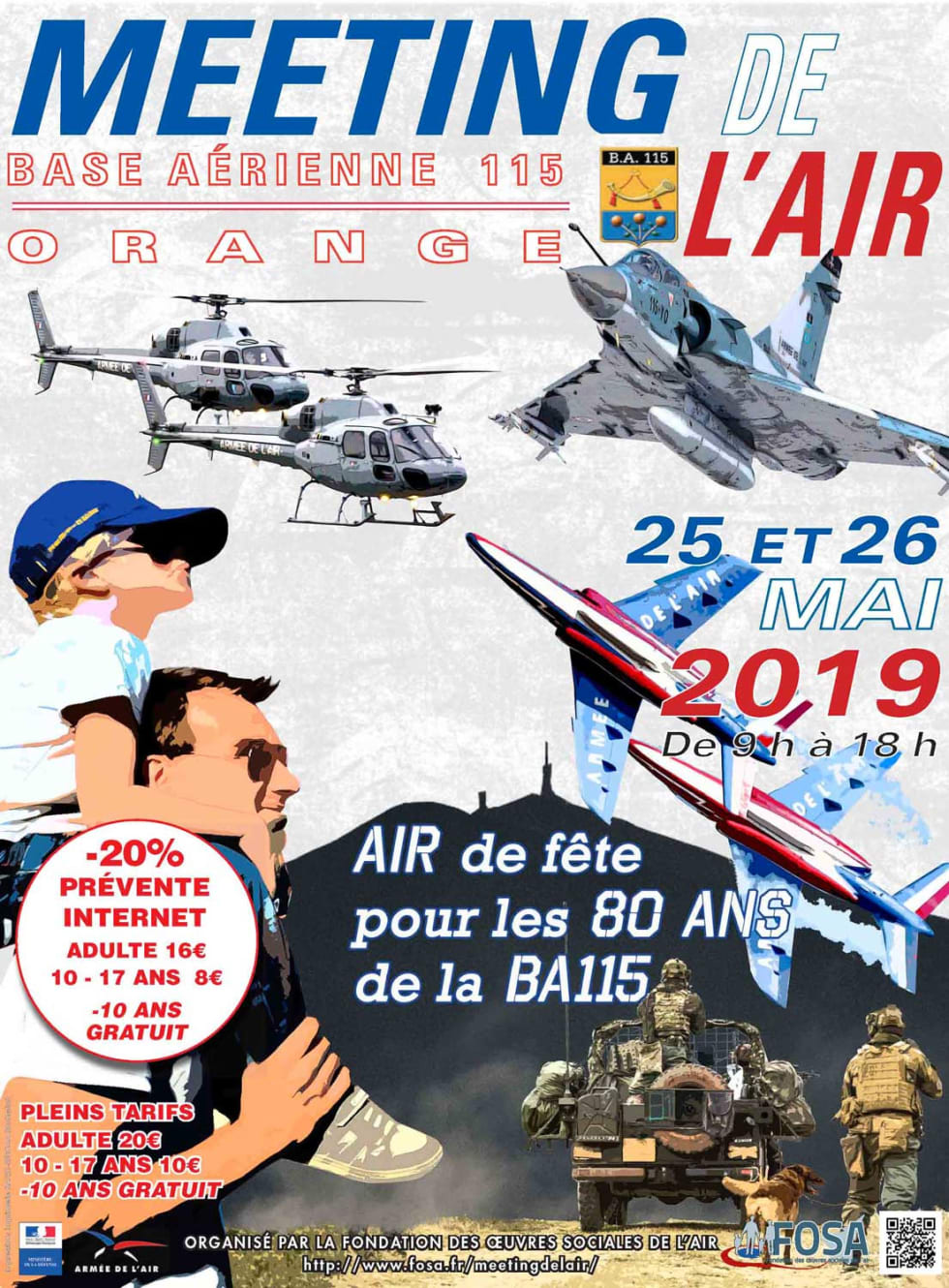 Orange Air Show 2019 poster