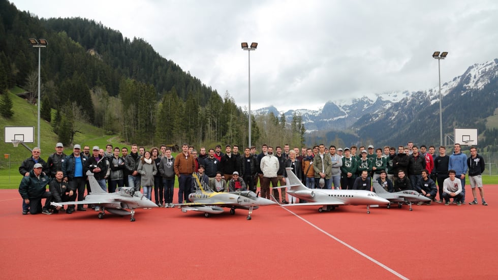 Teams of the Dassault UAV Challenge 2019 group picture