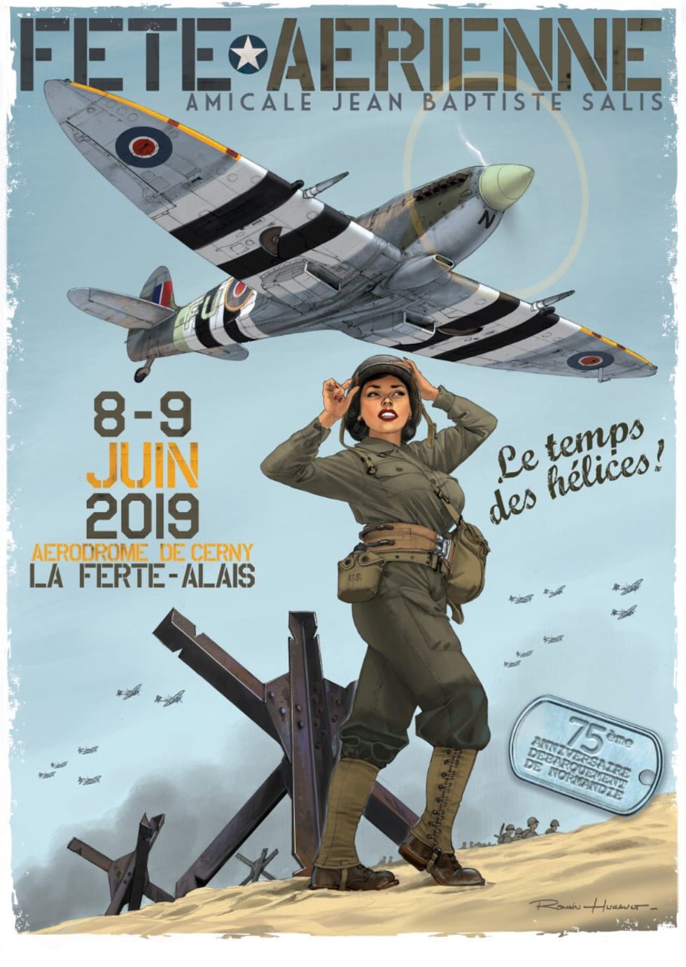 2019 poster for the Ferté-Alais Air Show
