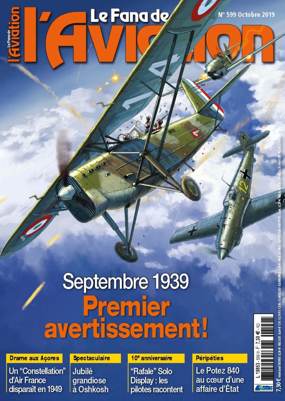 Fana de l'aviation 599 septembre 1939 cover