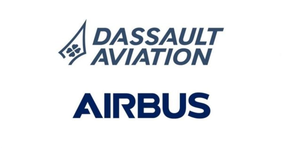 Dassault Aviation and Airbus Logo