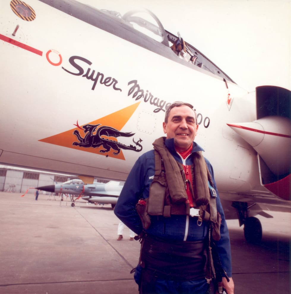 Jean-Marie Saget, former chief test pilot for Dassault Aviation